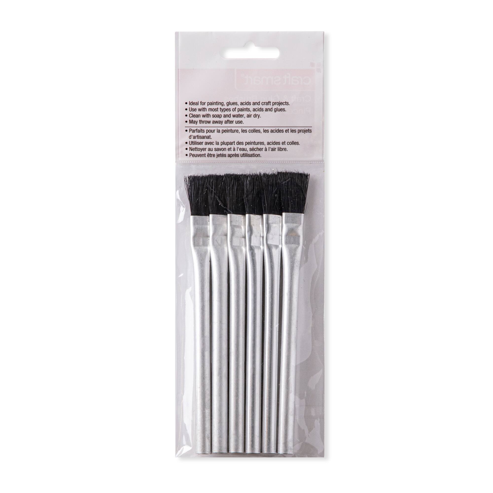 12 Packs: 6 ct. (72 total) Acid and Glue Brushes by Craft Smart®